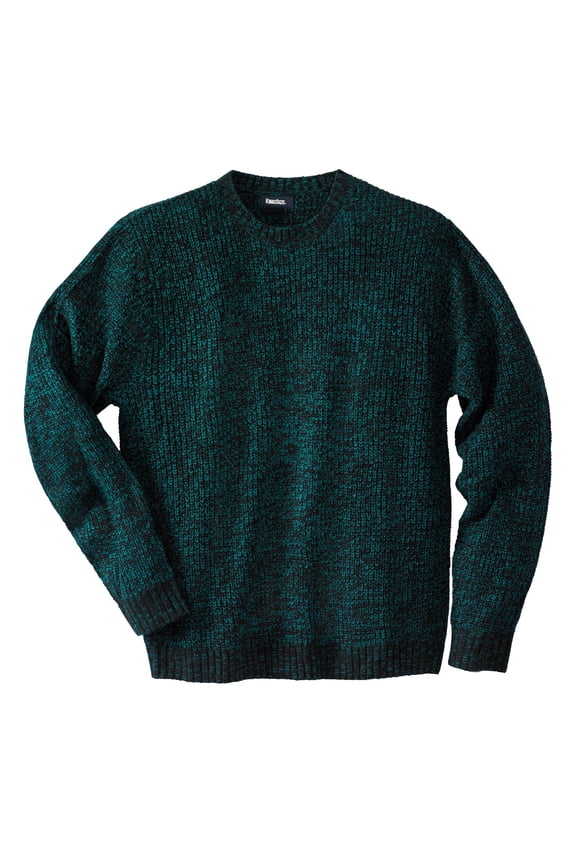 Men's Big & Tall Shaker Knit Crewneck Sweater