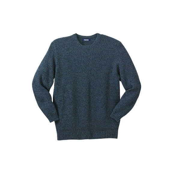 KingSize Men's Big & Tall Shaker Knit Crewneck Sweater