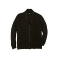 thumbnail image 1 of KingSize Men's Big & Tall Shaker Knit Shawl-Collar Cardigan Sweater, 1 of 4