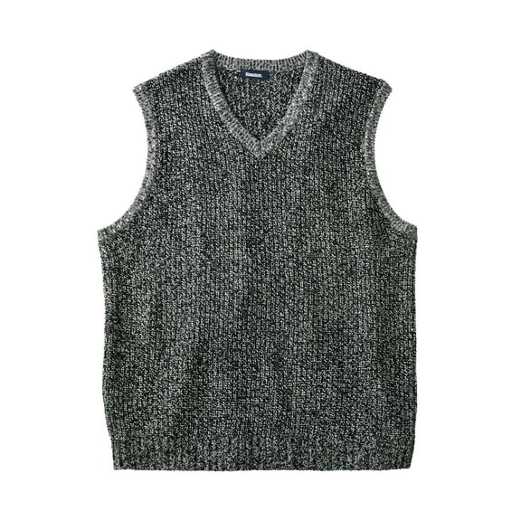 KingSize Men's Big & Tall Shaker Knit V-Neck Sweater Vest