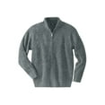 thumbnail image 1 of KingSize Men's Big & Tall Shaker Knit Zip-Front Cardigan, 1 of 4