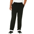 thumbnail image 1 of KingSize Men's Big & Tall Sherpa Lined Full Elastic Sweatpants, 1 of 5