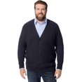 thumbnail image 1 of KingSize Men's Big & Tall Shoreman’S Cardigan Cable Knit Sweater, 1 of 3