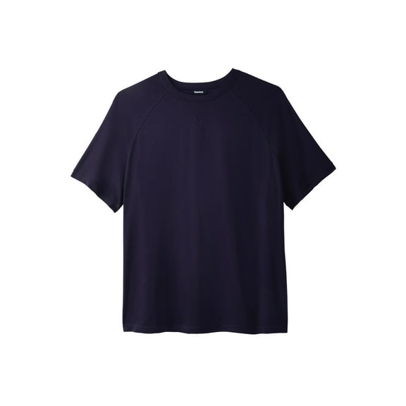 KingSize Men's Big & Tall Short-Sleeve Fleece Sweatshirt