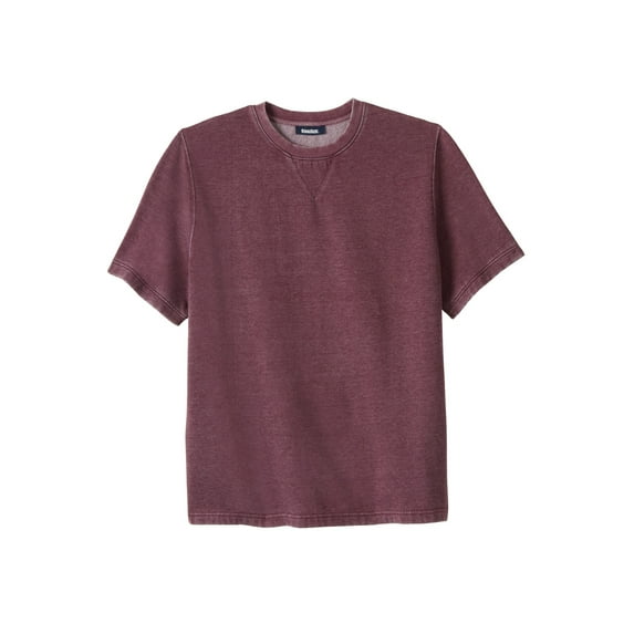 KingSize Men's Big & Tall Short-Sleeve Fleece Sweatshirt