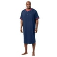 KingSize Men's Big & Tall ShortSleeve Henley Nightshirt