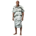 thumbnail image 1 of KingSize Men's Big & Tall Short-Sleeve Jersey Henley Nightshirt, 1 of 5