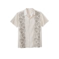 thumbnail image 1 of KingSize Men's Big & Tall Short Sleeve Island Shirt, 1 of 2