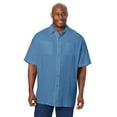 thumbnail image 1 of KingSize Men's Big & Tall Short-Sleeve Linen Shirt, 1 of 6