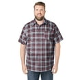 thumbnail image 1 of KingSize Men's Big & Tall Plaid Wrinkle-Resistant Short Sleeve Button Down, 1 of 5