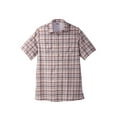 thumbnail image 1 of KingSize Men's Big & Tall Plaid Wrinkle-Resistant Short Sleeve Button Down, 1 of 3