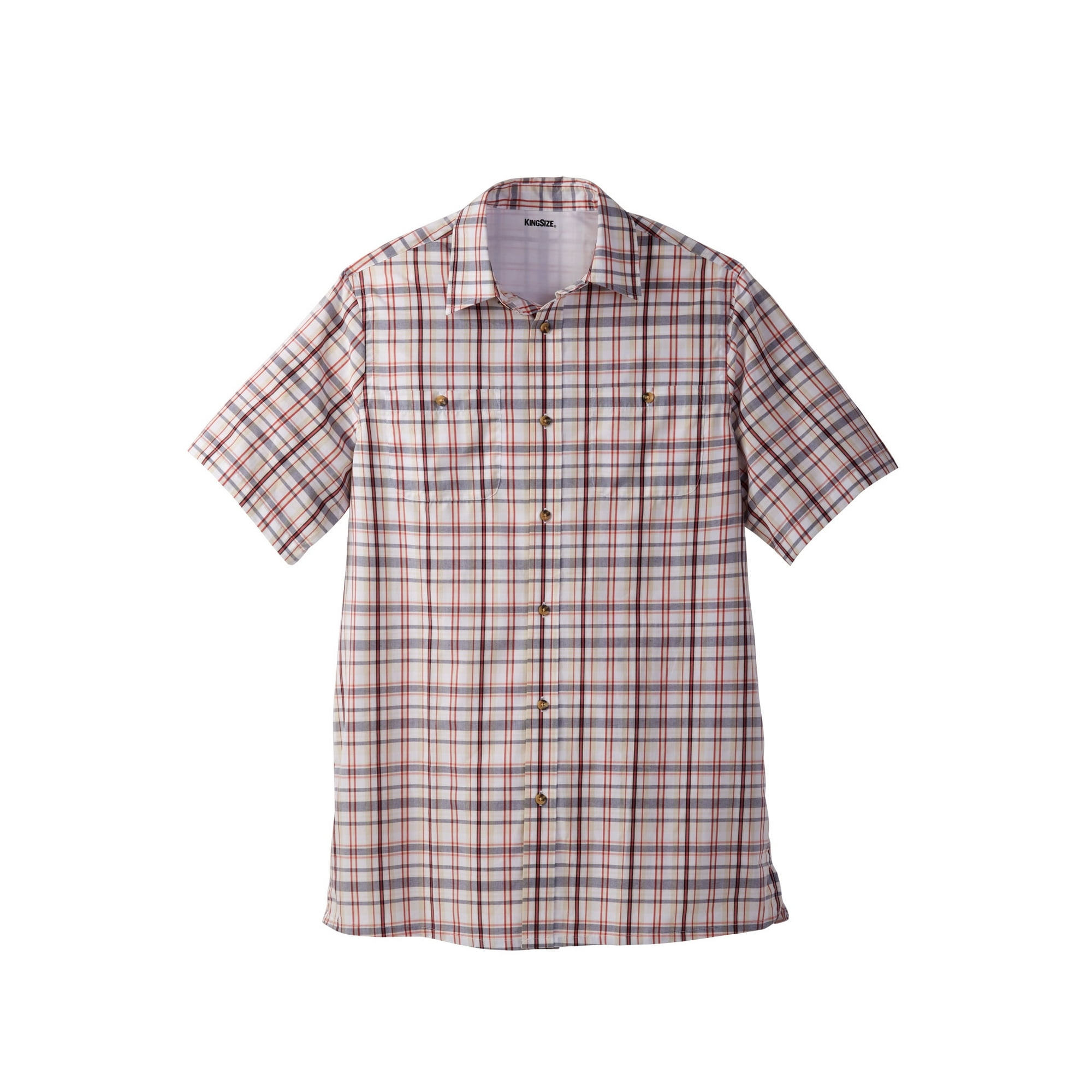Men’s Plaid Short-Sleeve Shirt