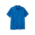 thumbnail image 1 of KingSize Men's Big & Tall Solid Wrinkle-Resistant Short Sleeve Button Down, 1 of 5