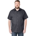 thumbnail image 1 of KingSize Men's Big & Tall Solid Wrinkle-Resistant Short Sleeve Button Down, 1 of 5