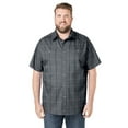 thumbnail image 1 of KingSize Men's Big & Tall Wrinkle-Resistant Short Sleeve Button Down, Printed, 1 of 5