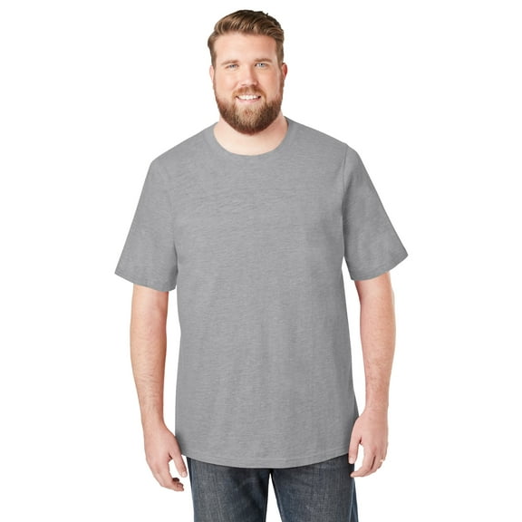 KingSize Men's Big & Tall Shrink-Less Lightweight Crewneck T-Shirt