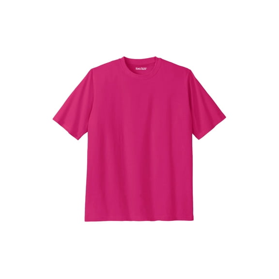 KingSize Men's Big & Tall Shrink-Less Lightweight Crewneck T-Shirt