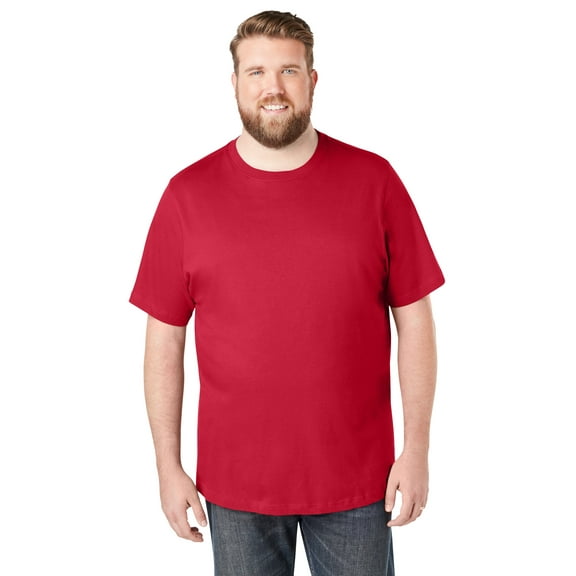 KingSize Men's Big & Tall Shrink-Less Lightweight Crewneck T-Shirt