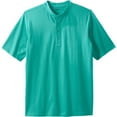 thumbnail image 1 of KingSize Men's Big & Tall Shrink-Less Lightweight Henley T-Shirt, 1 of 4
