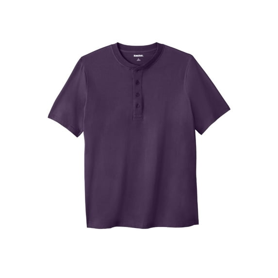 KingSize Men's Big & Tall Shrink-Less Lightweight Henley T-Shirt