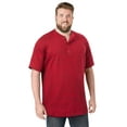 thumbnail image 1 of KingSize Men's Big & Tall Shrink-Less Lightweight Henley T-Shirt, 1 of 5