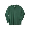 thumbnail image 1 of KingSize Men's Big & Tall Shrink-Less Lightweight Long Sleeve Henley, 1 of 2