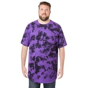 KingSize Men's Big & Tall Shrink-Less Lightweight Longer-Length Crewneck Pocket T-Shirt