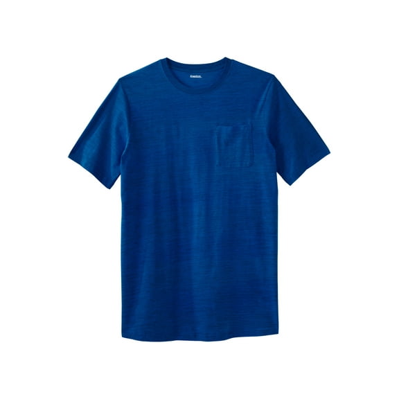 KingSize Men's Big & Tall Shrink-Less Lightweight Longer-Length Crewneck Pocket T-Shirt