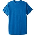 thumbnail image 1 of KingSize Men's Big & Tall Shrink-Less Lightweight Longer-Length Crewneck Pocket T-Shirt, 1 of 5
