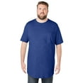 thumbnail image 1 of KingSize Men's Big & Tall Shrink-Less Lightweight Longer-Length Crewneck Pocket T-Shirt, 1 of 6