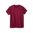 thumbnail image 1 of KingSize Men's Big & Tall Shrink-Less Lightweight Longer-Length Crewneck Pocket T-Shirt, 1 of 5