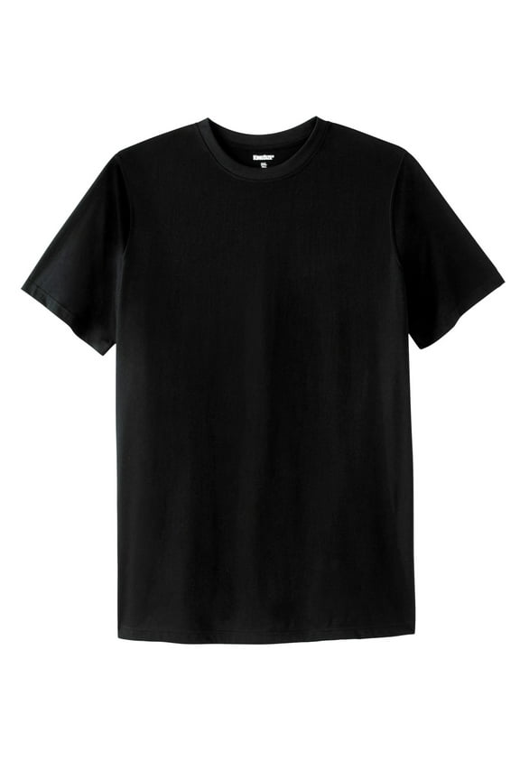 Men's Big & Tall Shrink-Less Lightweight Longer-Length Crewneck T-Shirt