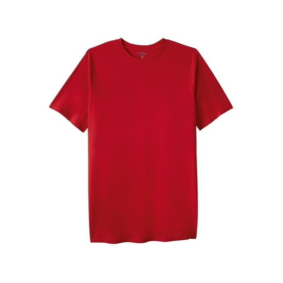 KingSize Men's Big & Tall Shrink-Less Lightweight Longer-Length Crewneck T-Shirt