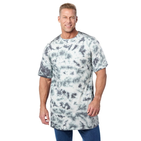 KingSize Men's Big & Tall Shrink-Less Lightweight Longer-Length Crewneck T-Shirt