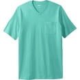 thumbnail image 1 of KingSize Men's Big & Tall Shrink-Less Lightweight Longer-Length V-Neck T-Shirt, 1 of 5