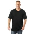 thumbnail image 1 of KingSize Men's Big & Tall Shrink-Less Lightweight Longer-Length V-Neck T-Shirt, 1 of 6