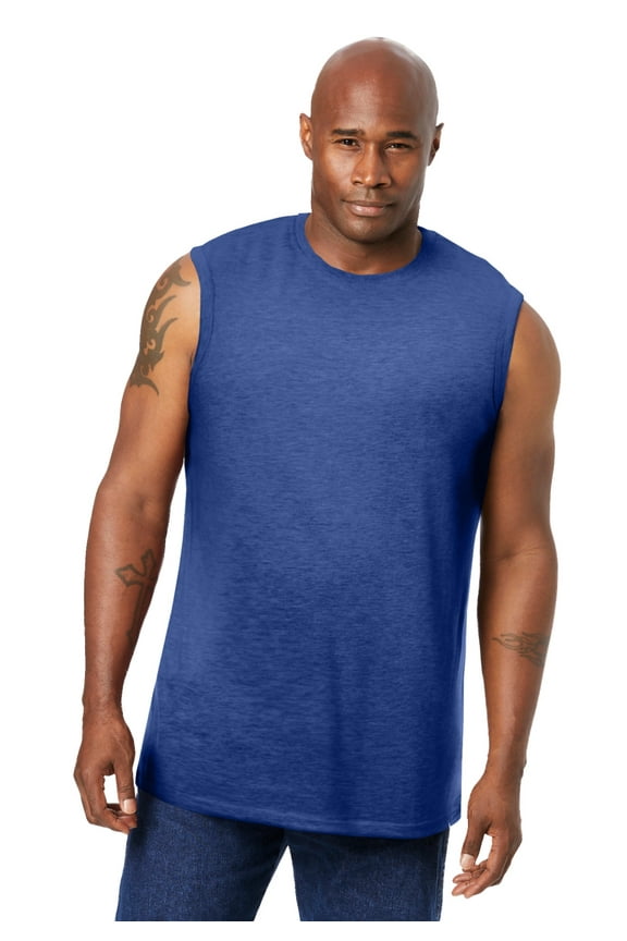 Men's Big & Tall Shrink-Less Lightweight Muscle T-Shirt