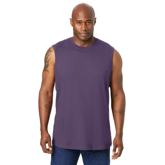 KingSize Men's Big & Tall Shrink-Less Lightweight Muscle T-Shirt