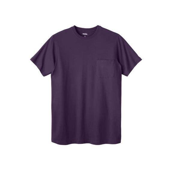 KingSize Men's Big & Tall Shrink-Less Lightweight Pocket Crewneck T-Shirt