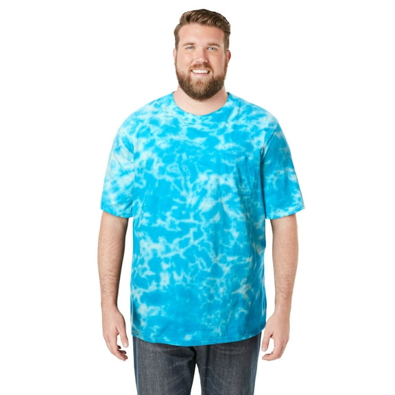 KingSize Men's Big & Tall Shrink-Less Lightweight Pocket Crewneck T-Shirt