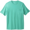 thumbnail image 1 of KingSize Men's Big & Tall Shrink-Less Lightweight Pocket Crewneck T-Shirt, 1 of 6