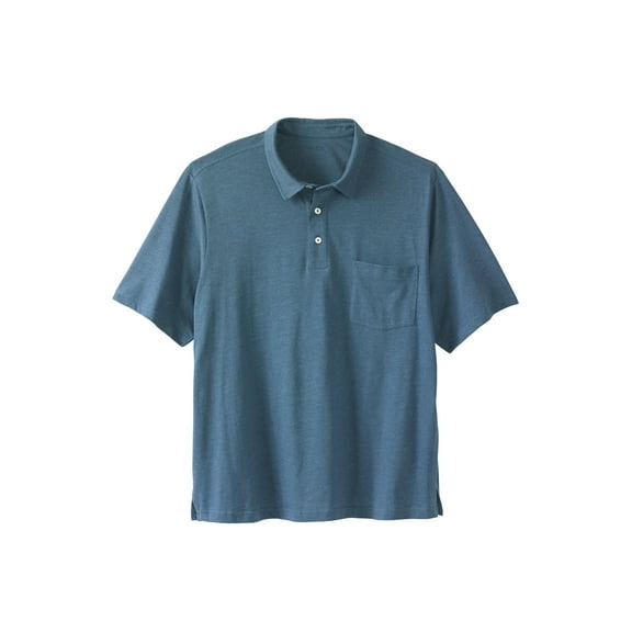 KingSize Men's Big & Tall Shrink-Less Lightweight Polo
