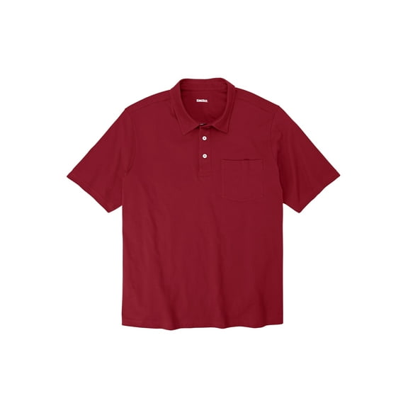 KingSize Men's Big & Tall Shrink-Less Lightweight Polo