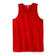 thumbnail image 1 of KingSize Men's Big & Tall Shrink-Less Lightweight Tank - 6XL, Red Marl, 1 of 4