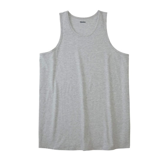 KingSize Men's Big & Tall Shrink-Less Lightweight Tank - XL, Heather Grey