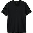 thumbnail image 1 of KingSize Men's Big & Tall Shrink-Less Longer Length Lightweight Henley T-Shirt, 1 of 2