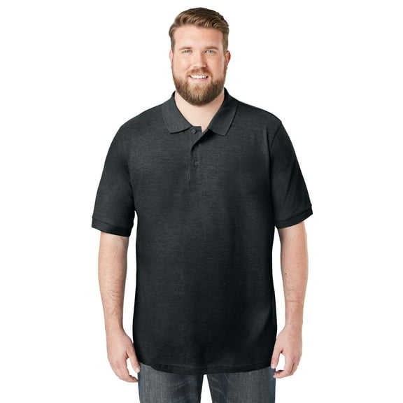 KingSize Men's Big & Tall Shrink-Less Classic Cotton Polo Shirt