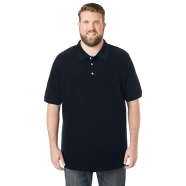 KingSize Men's Big & Tall Shrink-Less Piqué Polo Shirt