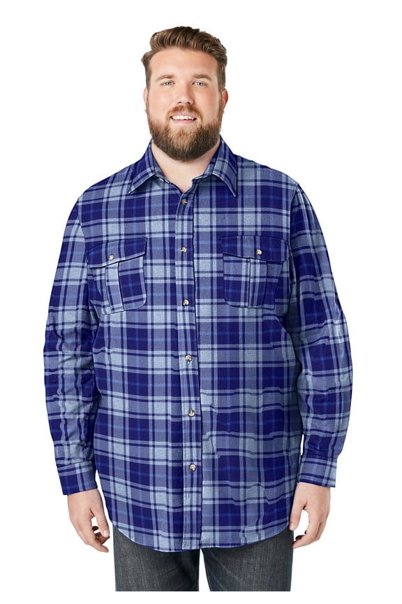 Men's Big & Tall Signature Plaid Flannel Shirt