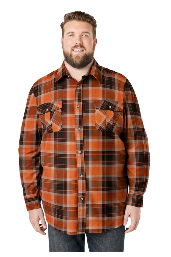 Men's Big & Tall Signature Plaid Flannel Shirt